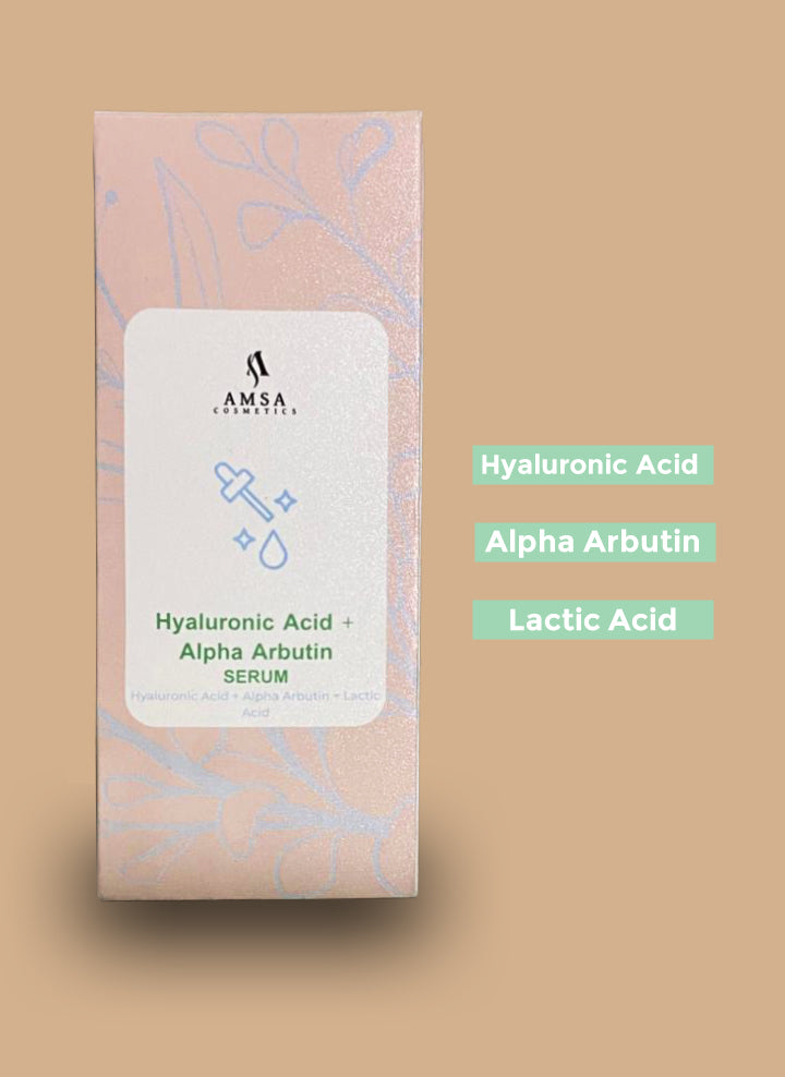 Hyaluronic Acid + Alpha Arbutin Serum By AmSa Cosmetics